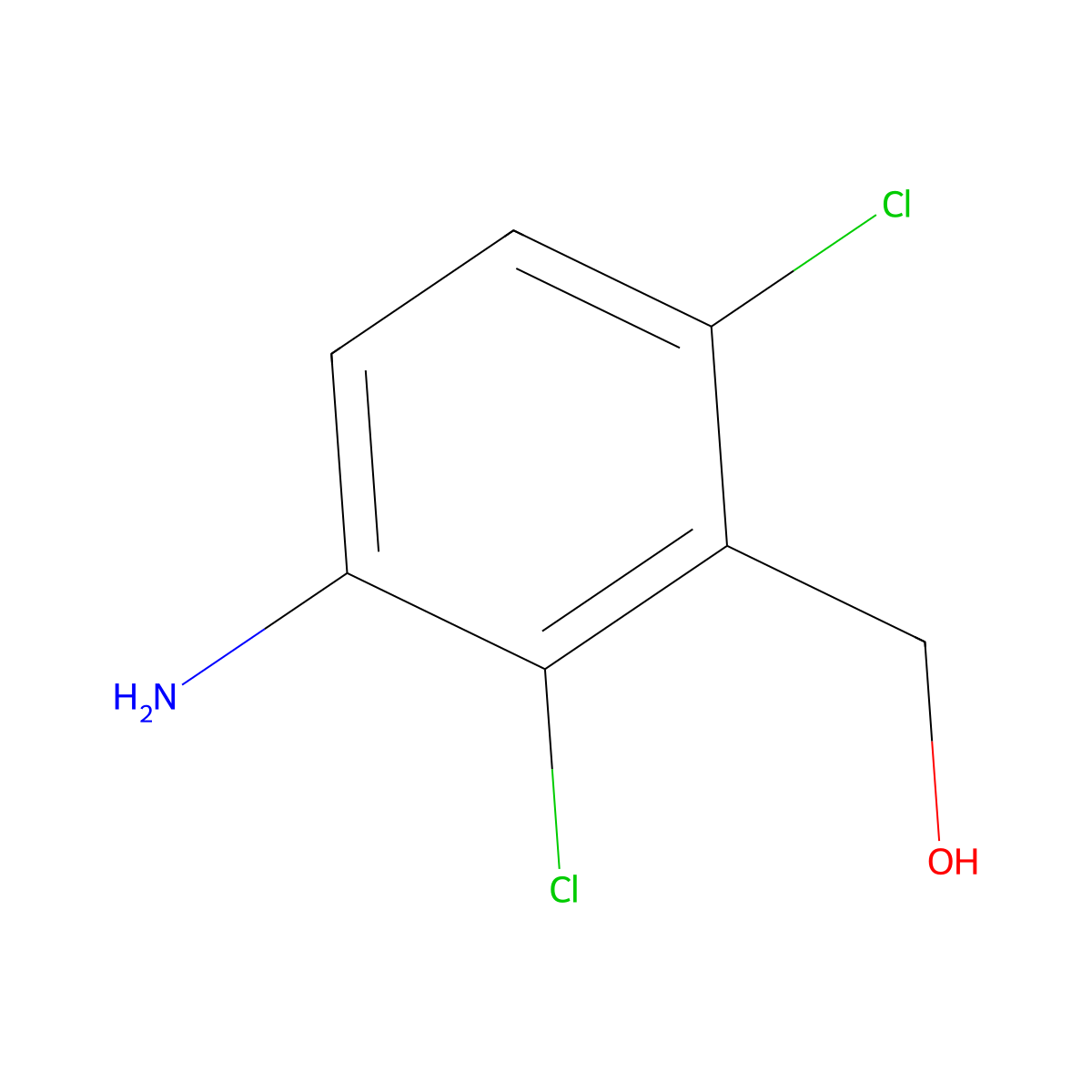(3-Amino-2,6-dichlorophenyl)methanol molecular structure, CAS 83141-04-2