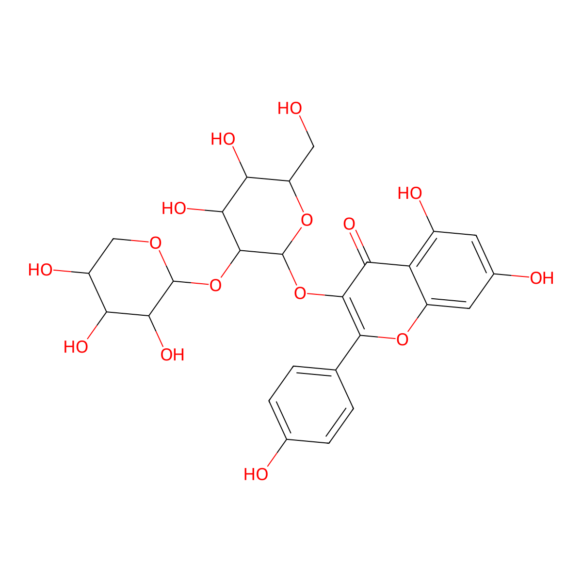 Rustoside molecular structure, CAS 83144-68-7