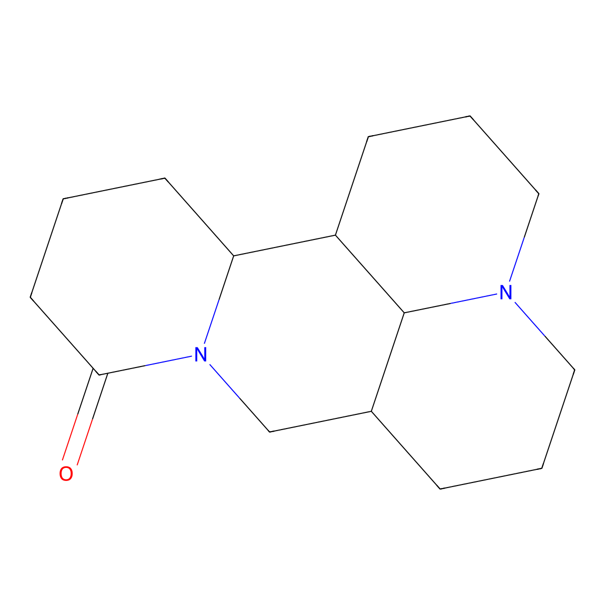 Matridin-15-one molecular structure, CAS 83148-91-8