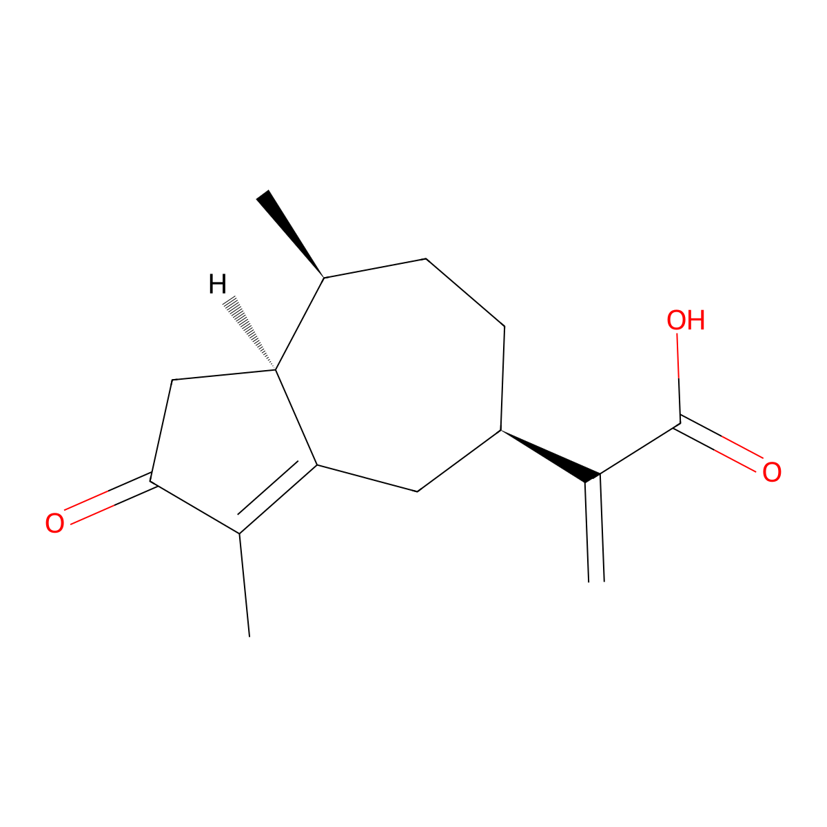 Pechueloic Acid molecular structure, CAS 83161-56-2