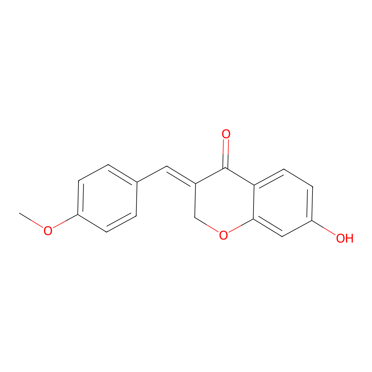 Bonducellin molecular structure, CAS 83162-84-9