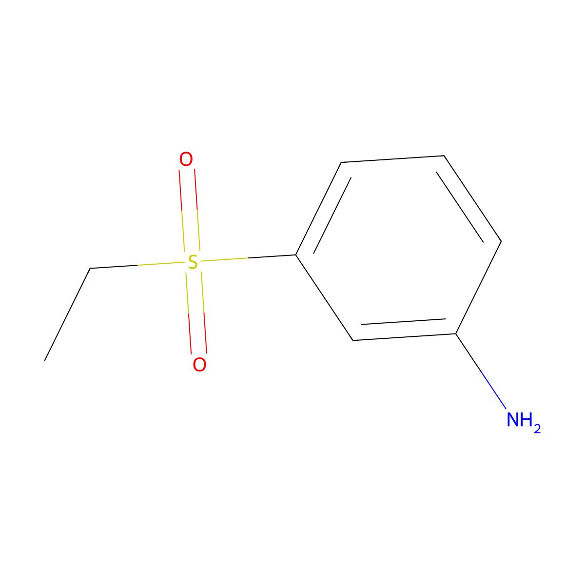 3-(Ethanesulfonyl)aniline molecular structure, CAS 83164-93-6