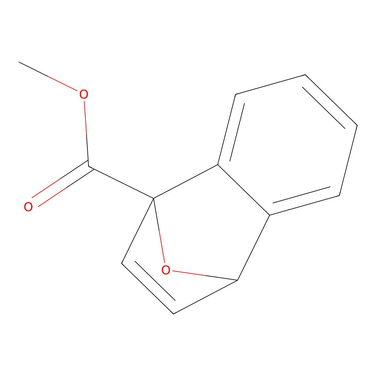 Methyl 1,4-epoxynaphthalene-1(4H)-carboxylate molecular structure, CAS 83164-95-8