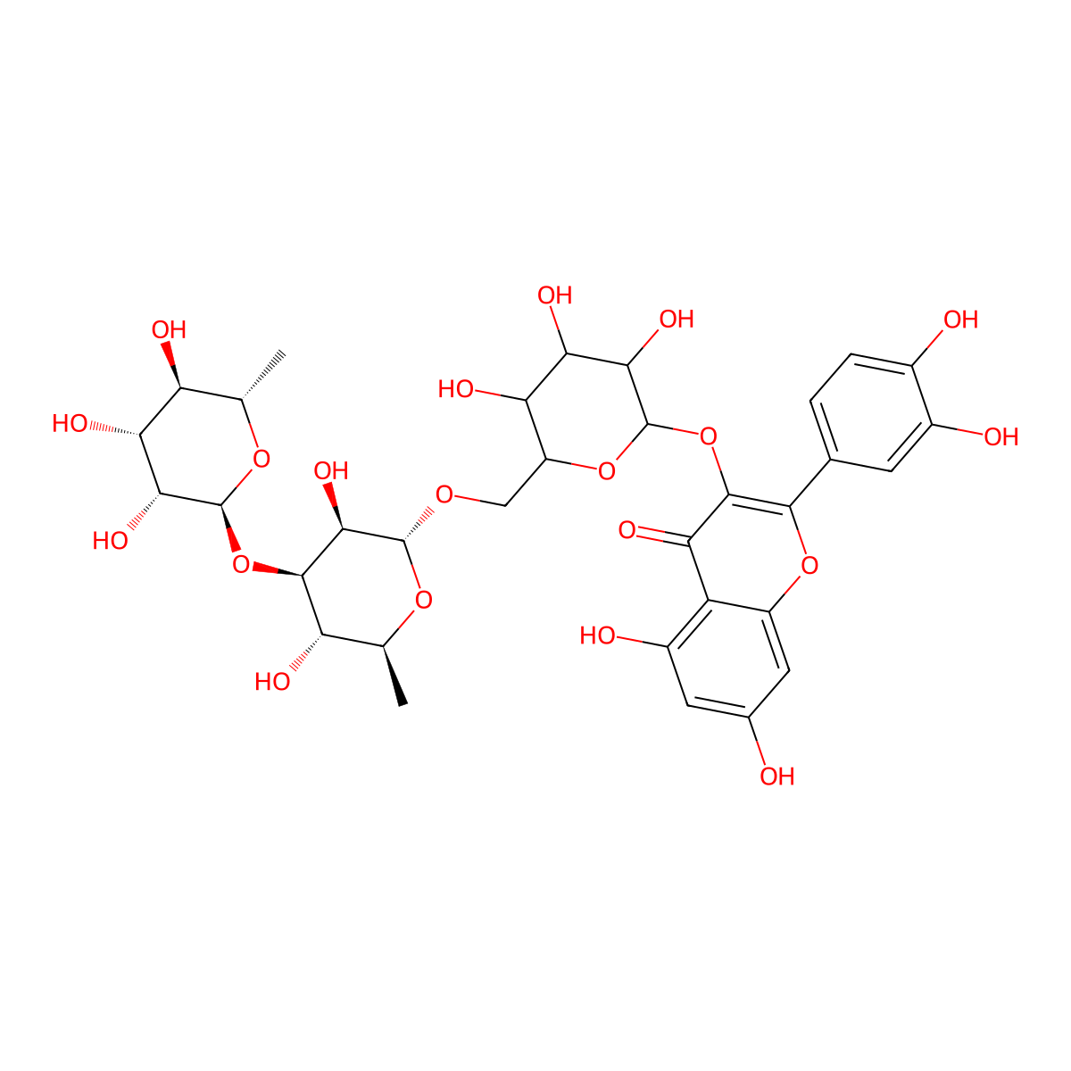 Flavovilloside molecular structure, CAS 83170-32-5