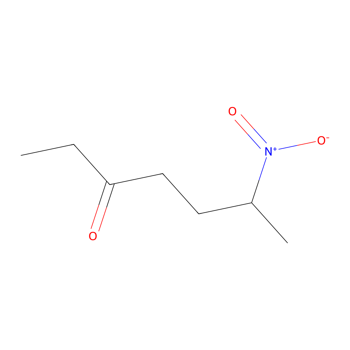 6-Nitroheptan-3-one molecular structure, CAS 83188-08-3
