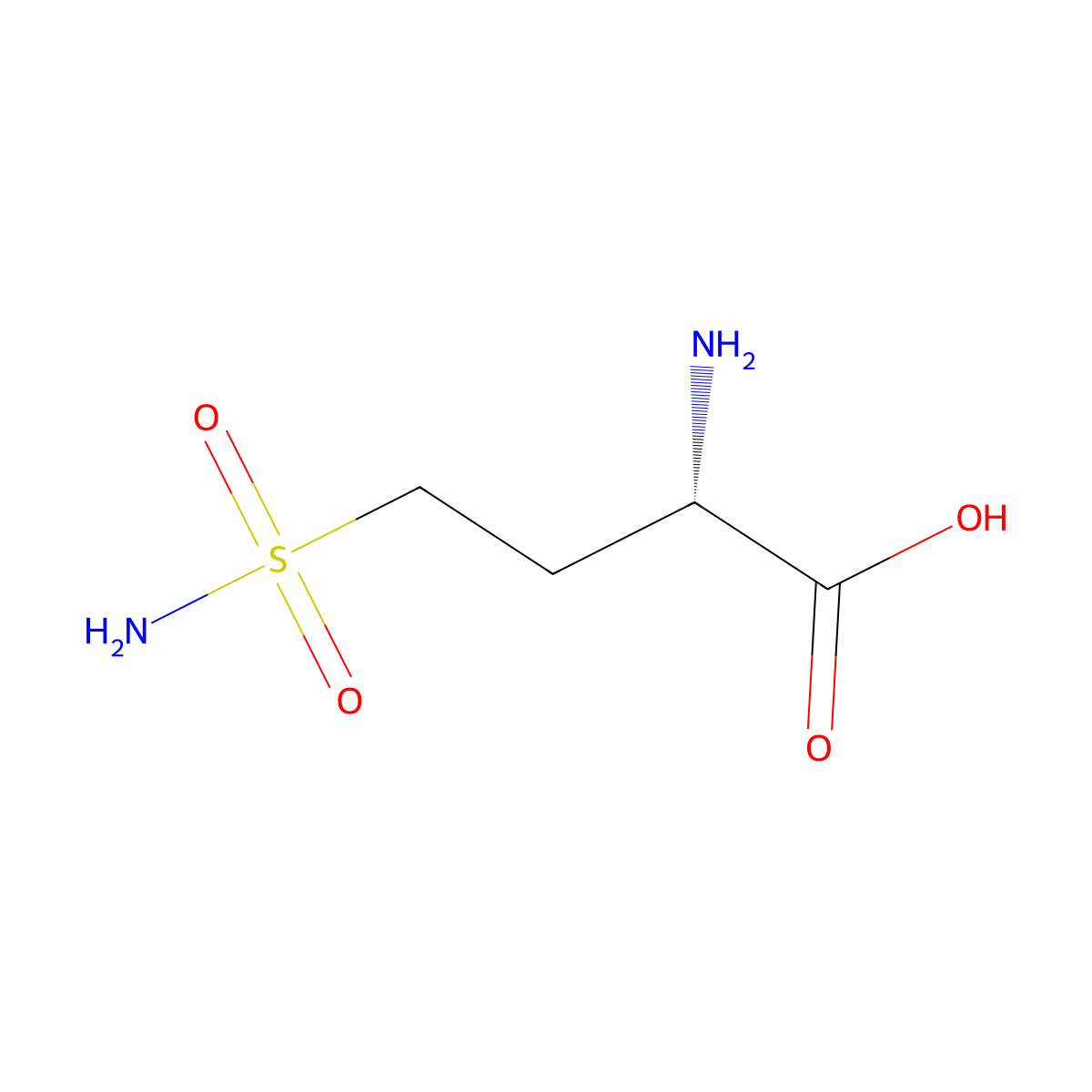Homocysteine sulfonamide molecular structure, CAS 83199-31-9