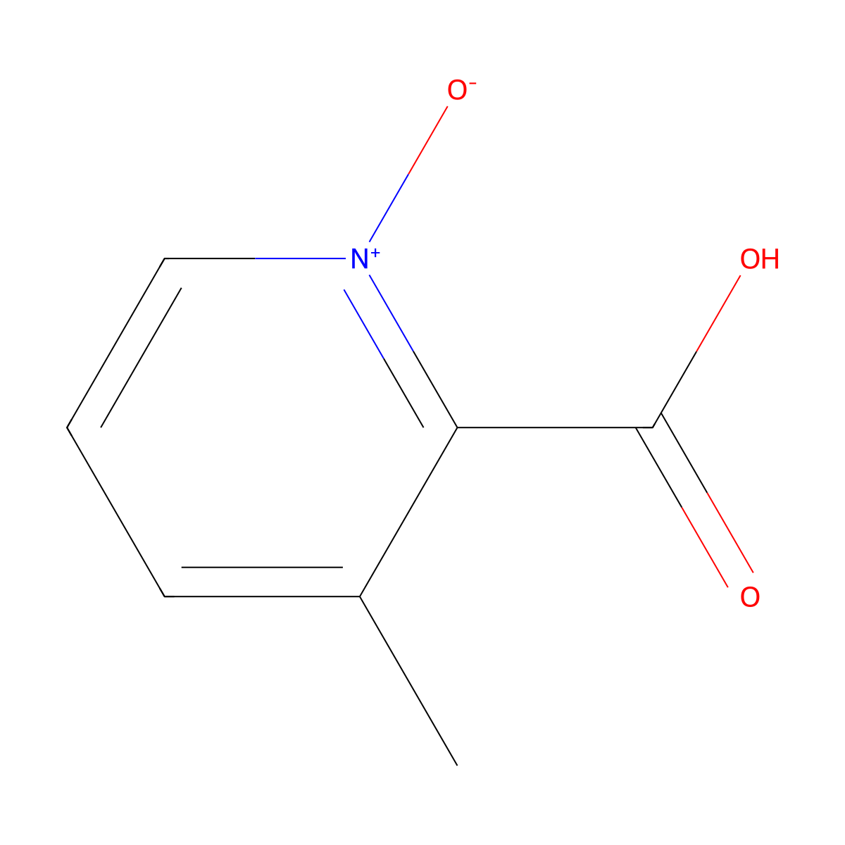 3-Methyl-1-oxo-1lambda~5~-pyridine-2-carboxylic acid molecular structure, CAS 83199-81-9
