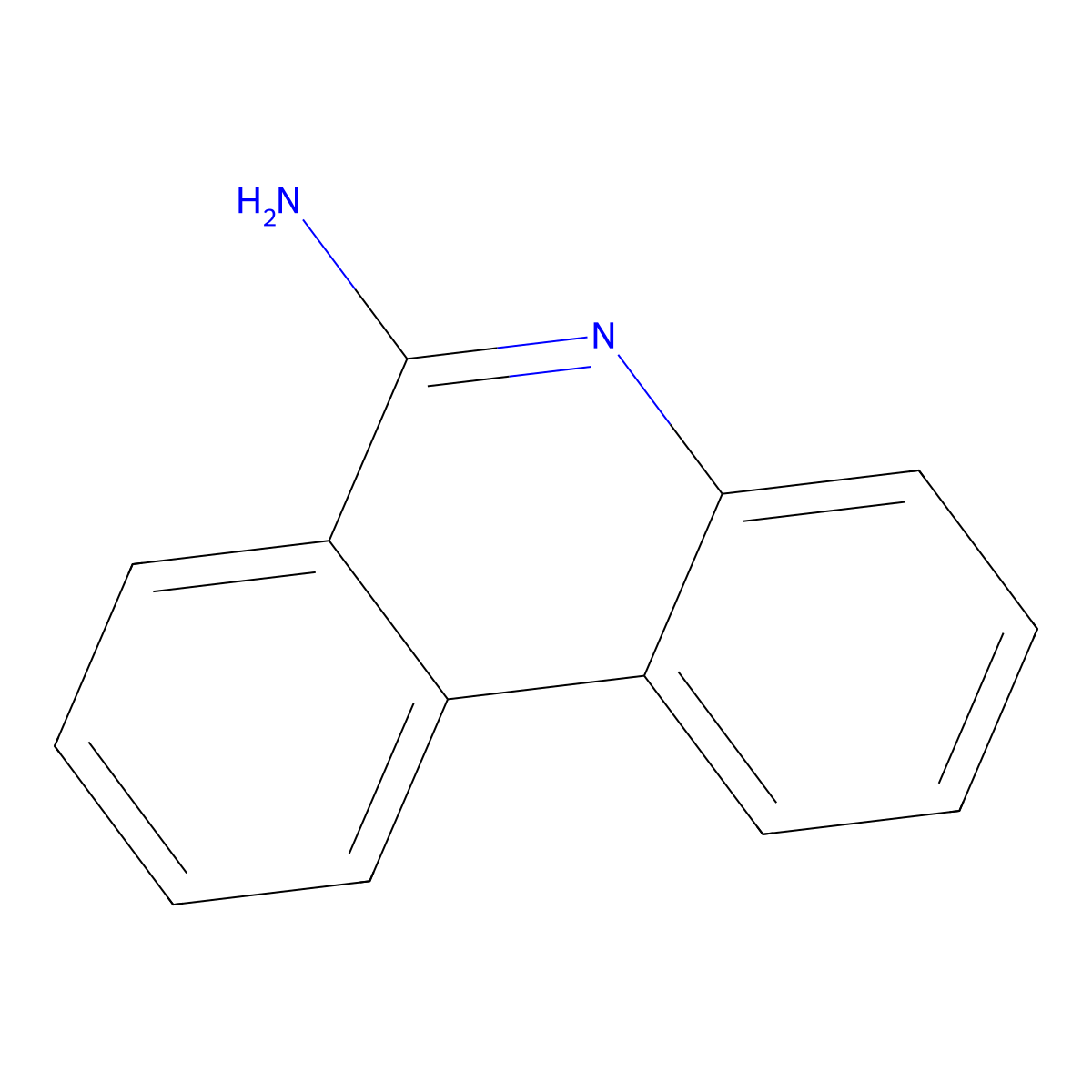 6-Aminophenanthridine molecular structure, CAS 832-68-8