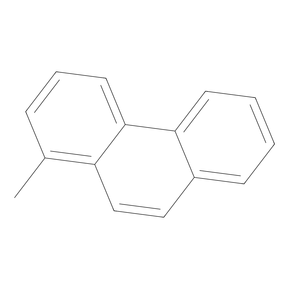 1-Methylphenanthrene molecular structure, CAS 832-69-9