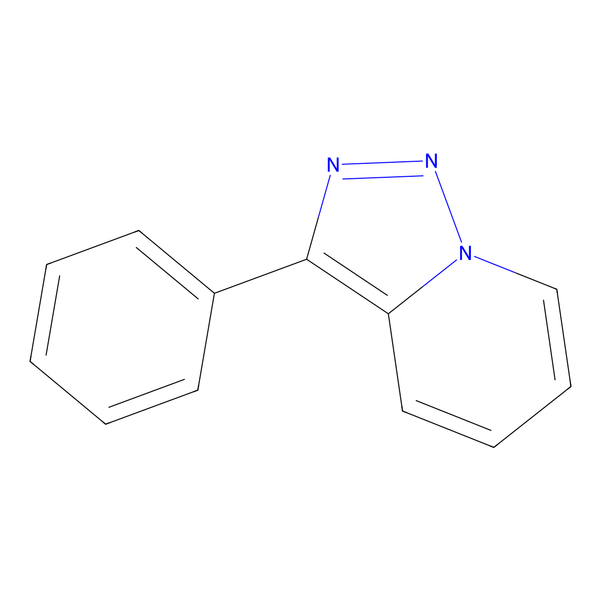 3-Phenyl-1,2,3-triazolo(1,5-a)pyridine molecular structure, CAS 832-81-5