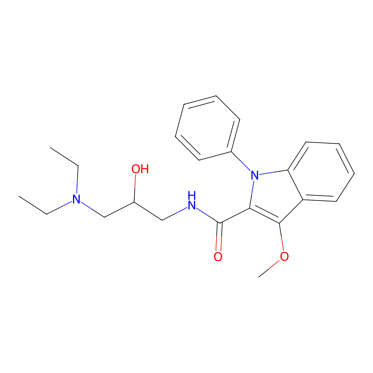 Eproxindine molecular structure, CAS 83200-08-2