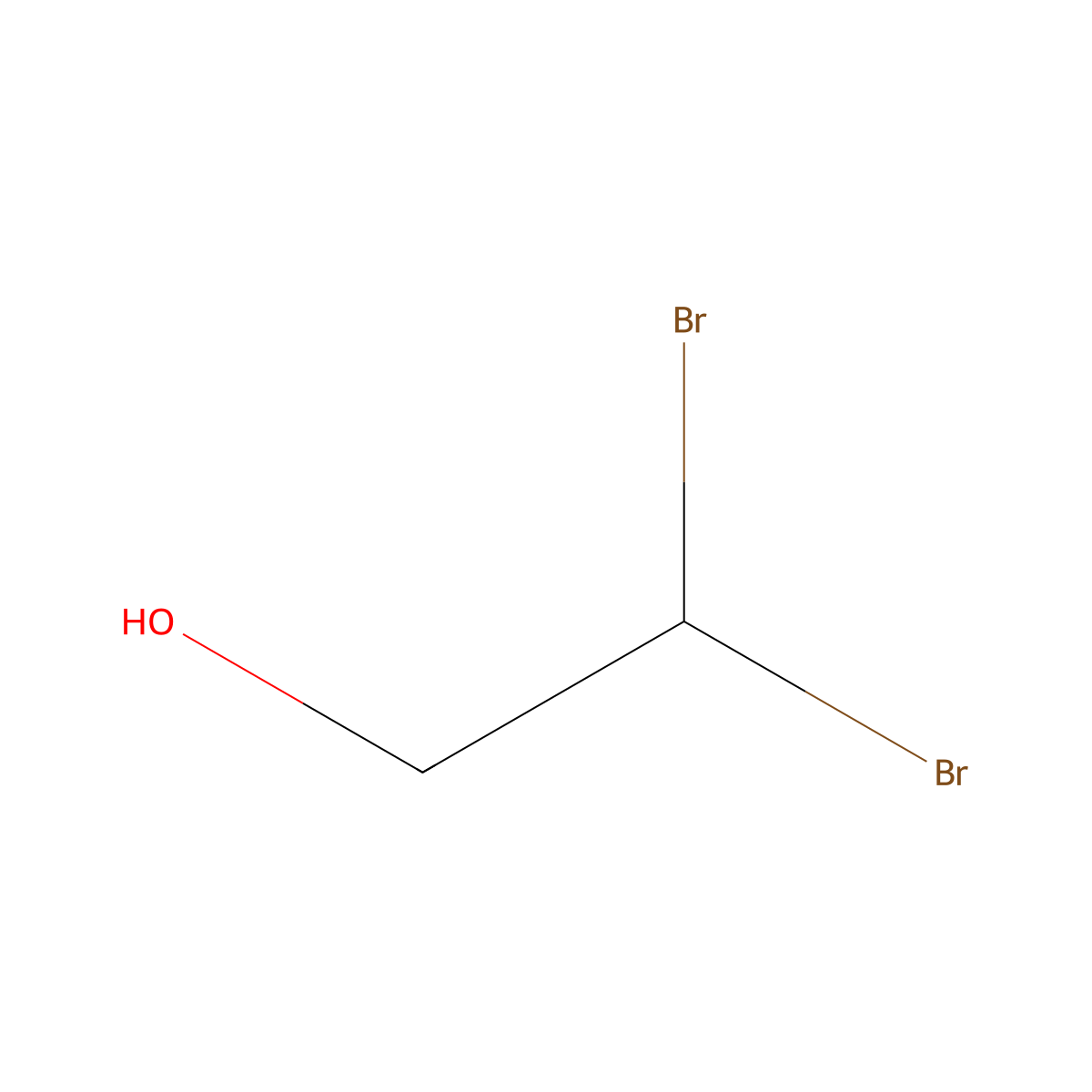 Ethanol, 2,2-dibromo- molecular structure, CAS 83206-47-7