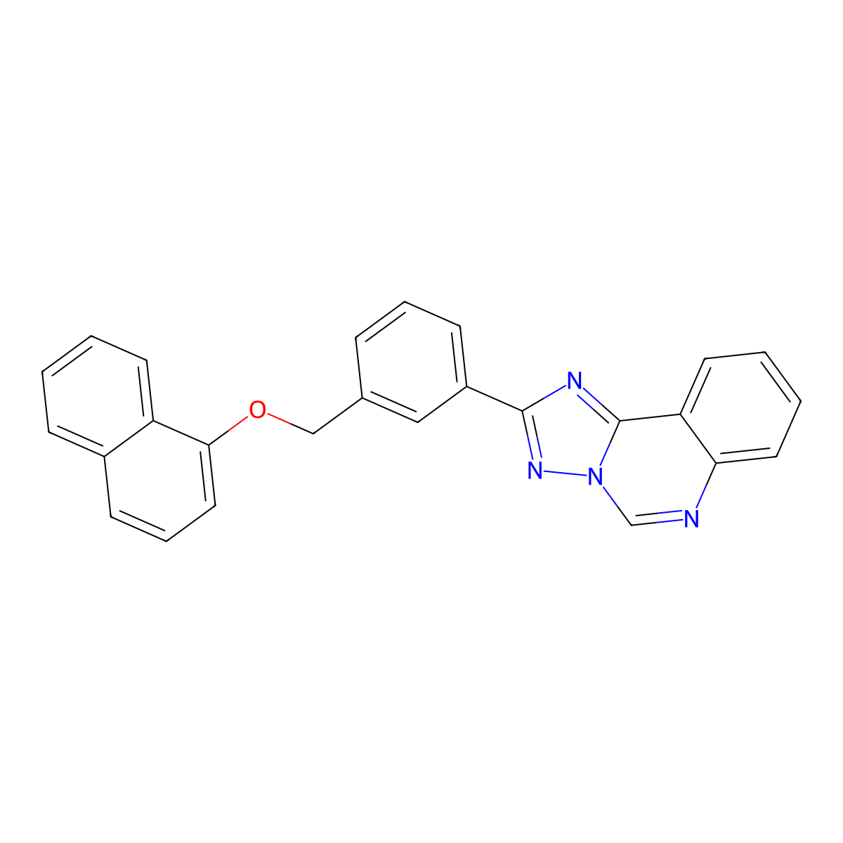 2-[3-(Naphthalen-1-yloxymethyl)phenyl]-[1,2,4]triazolo[1,5-c]quinazoline molecular structure, CAS 832129-22-3