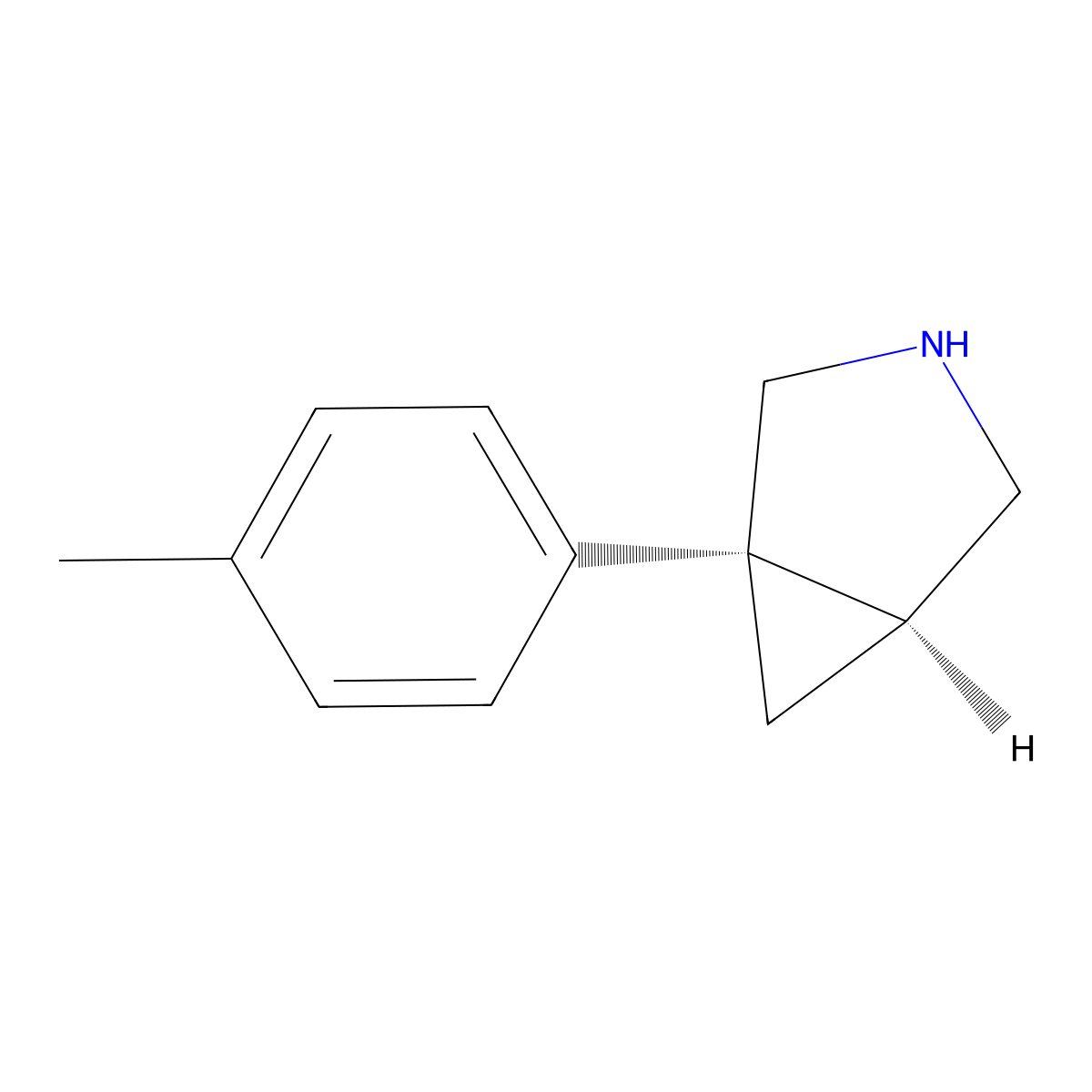 Bicifadine, (+)- molecular structure, CAS 83213-66-5