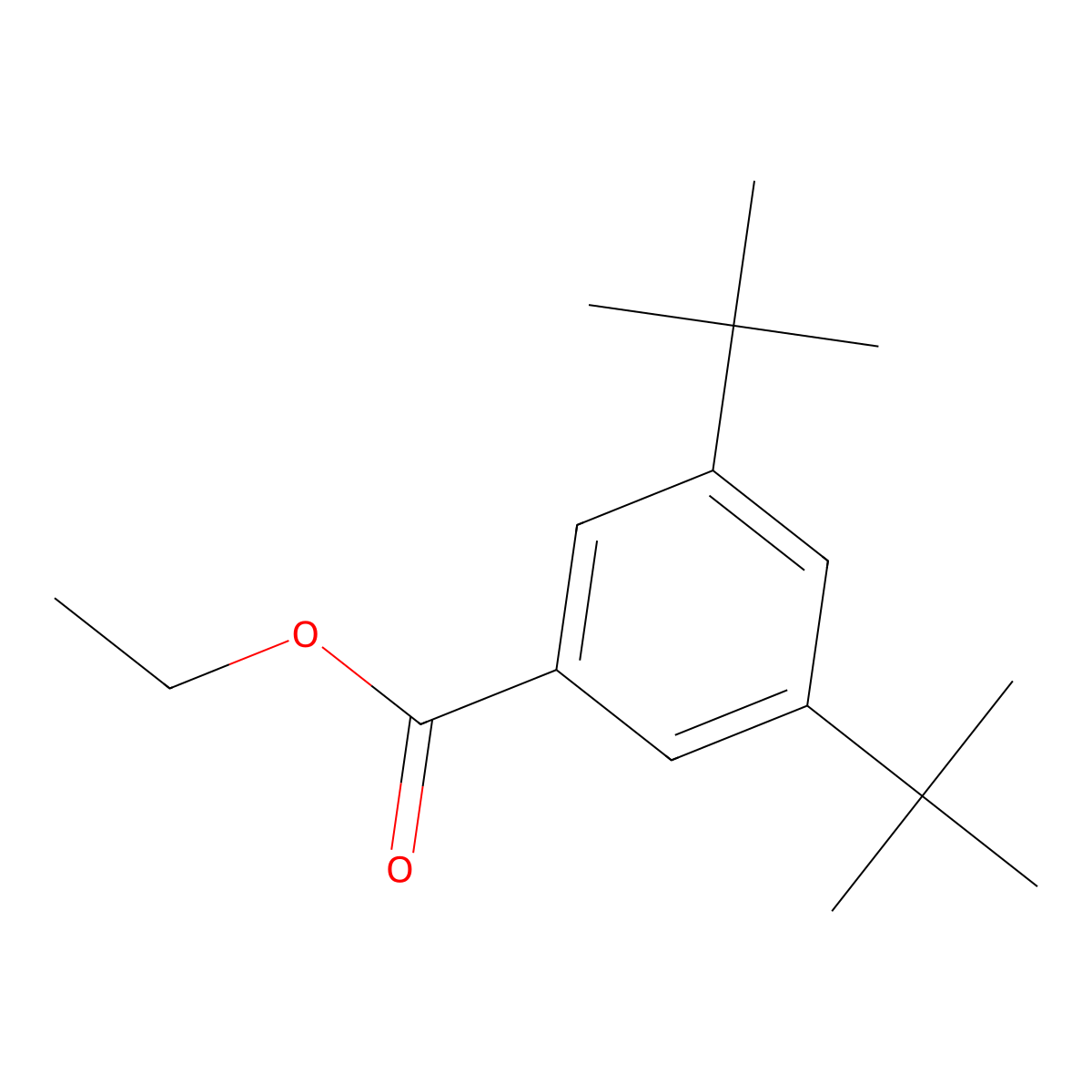 3,5-Di-tert-butylbenzoic acid ethyl ester molecular structure, CAS 83215-24-1