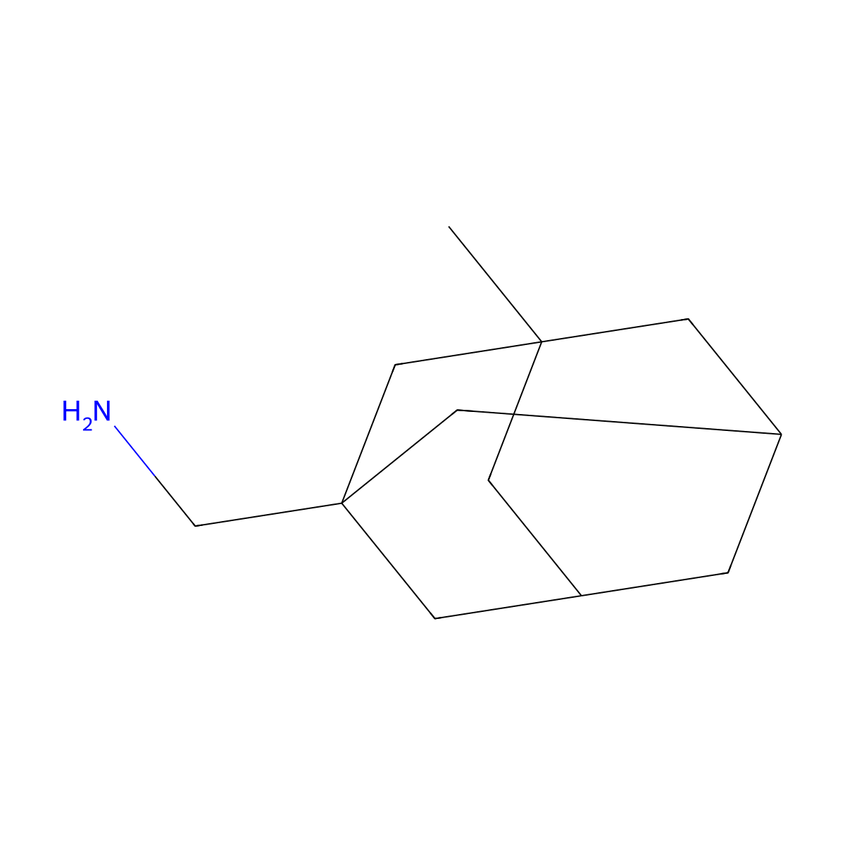 (3-Methyladamantan-1-YL)methanamine molecular structure, CAS 83227-65-0