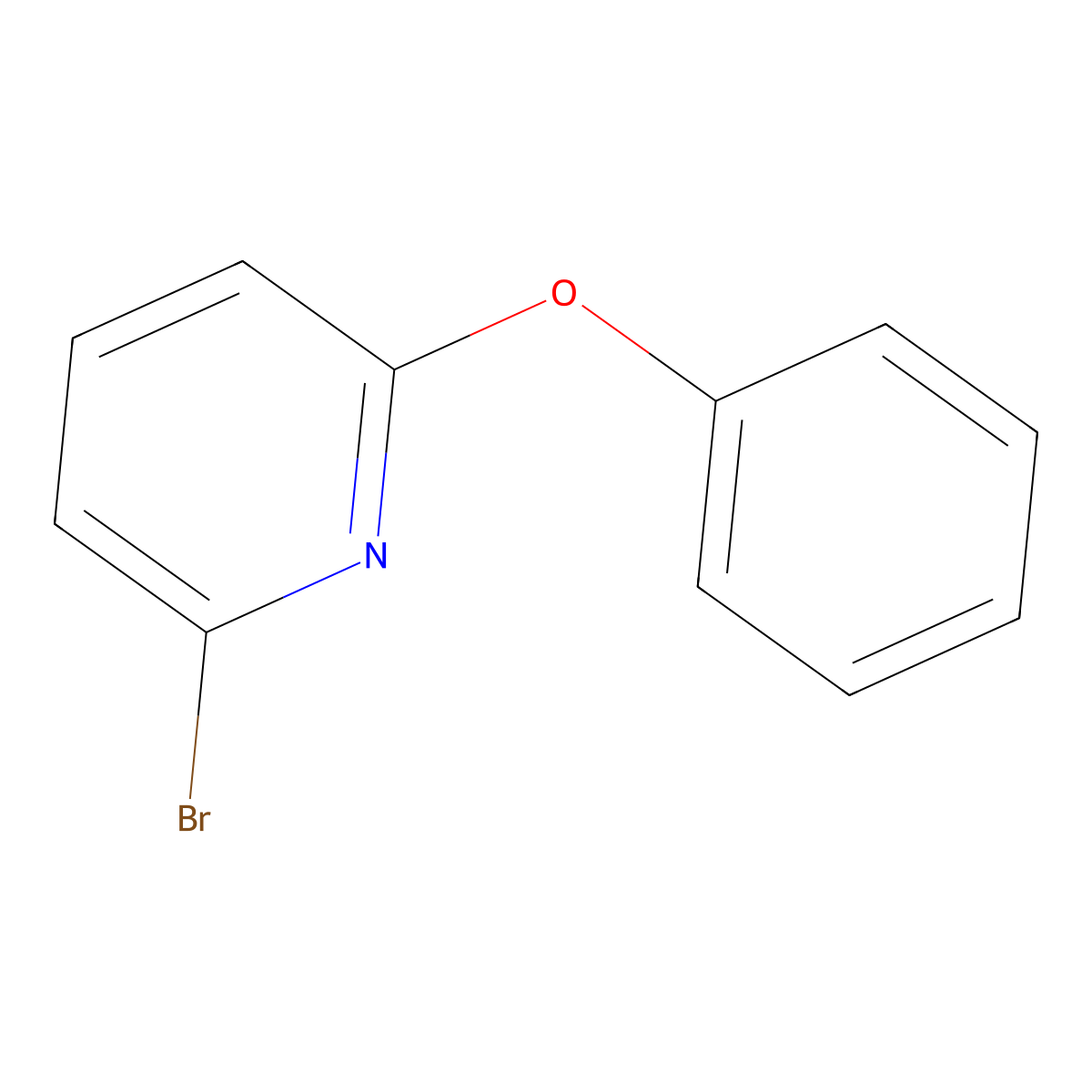 2-Bromo-6-phenoxypyridine molecular structure, CAS 83247-00-1
