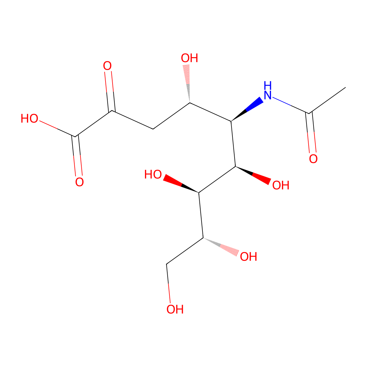 Aceneuramic Acid molecular structure, CAS 83248-83-3