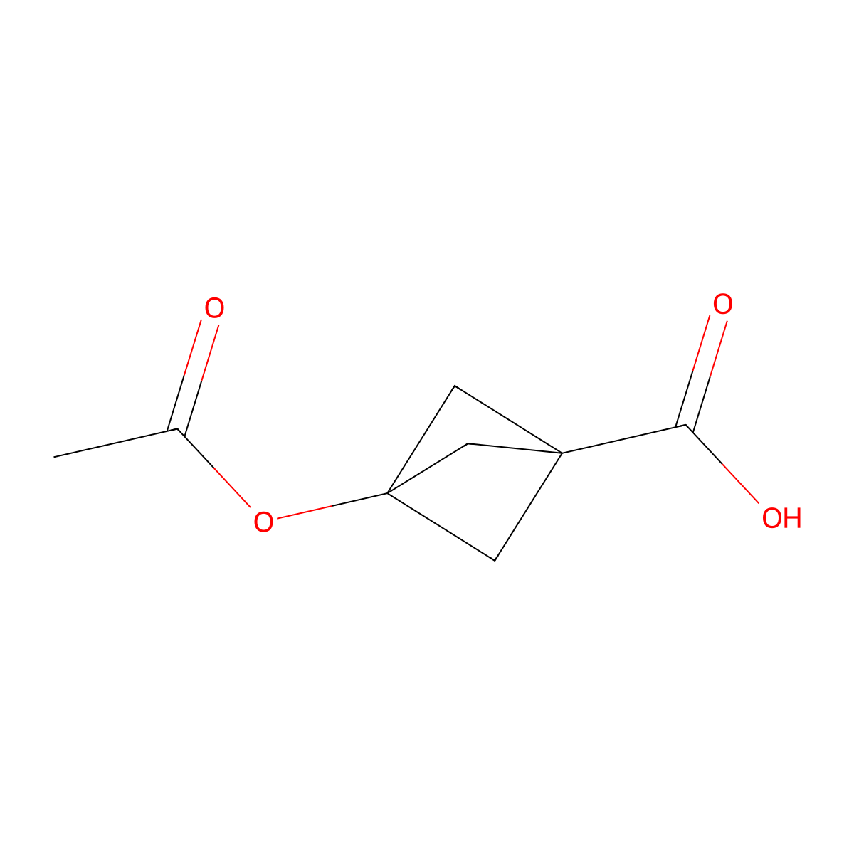 3-(Acetyloxy)bicyclo[1.1.1]pentane-1-carboxylic acid molecular structure, CAS 83249-07-4