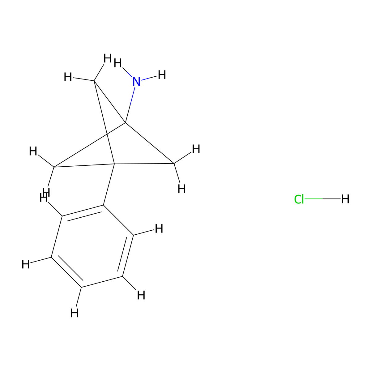 3-Phenylbicyclo[1.1.1]pentan-1-amine hydrochloride molecular structure, CAS 83249-11-0