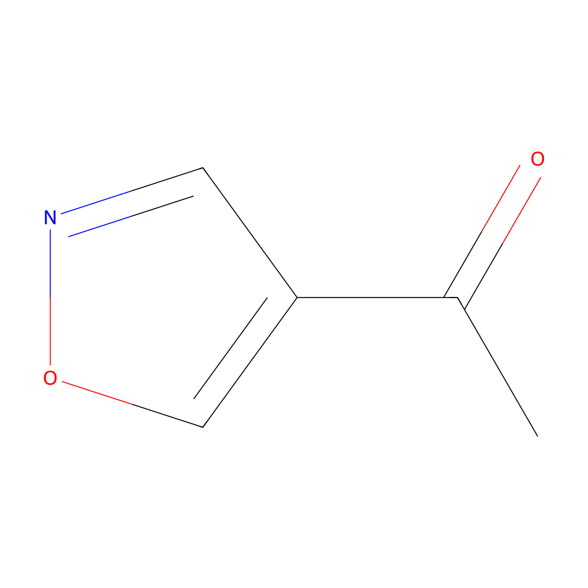1-(1,2-Oxazol-4-yl)ethan-1-one molecular structure, CAS 83259-37-4
