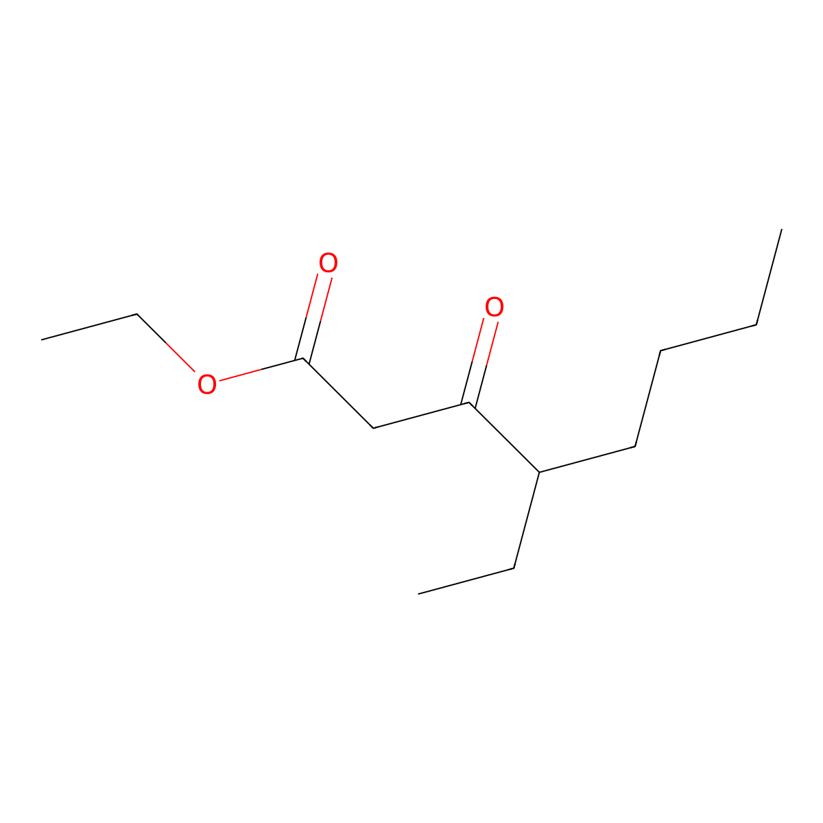 Ethyl 4-ethyl-3-oxooctanoate molecular structure, CAS 83269-79-8