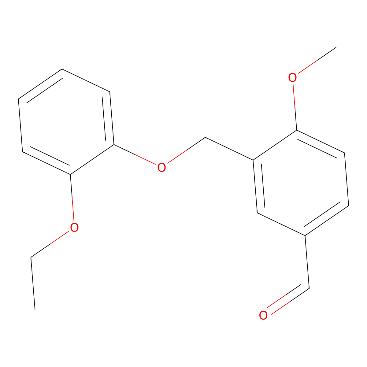 3-[(2-Ethoxyphenoxy)methyl]-4-methoxybenzaldehyde molecular structure, CAS 832737-18-5