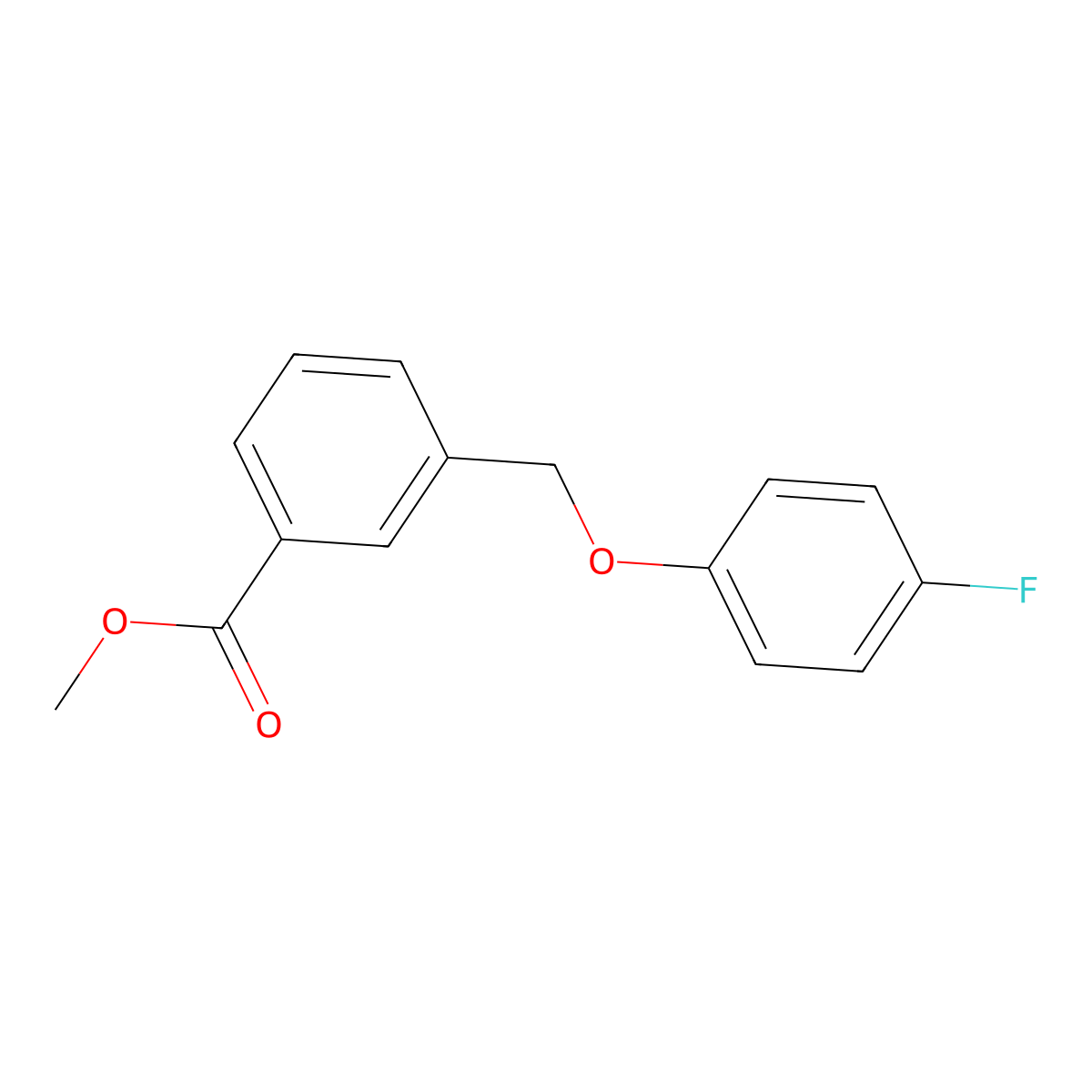 Methyl 3-[(4-fluorophenoxy)methyl]benzoate molecular structure, CAS 832737-49-2
