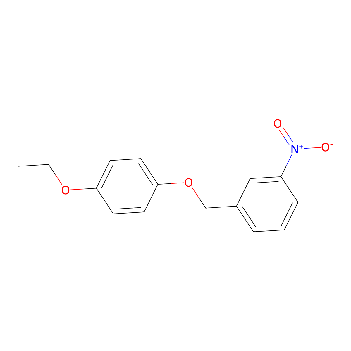 1-((4-Ethoxyphenoxy)methyl)-3-nitrobenzene molecular structure, CAS 832737-59-4