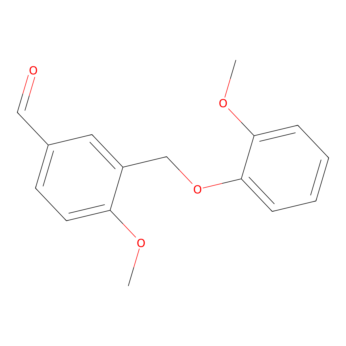 4-Methoxy-3-[(2-methoxyphenoxy)methyl]benzaldehyde molecular structure, CAS 832739-79-4