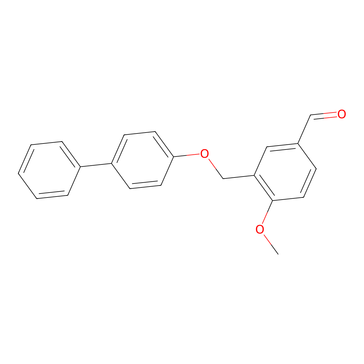4-Methoxy-3-[(4-phenylphenoxy)methyl]benzaldehyde molecular structure, CAS 832740-79-1