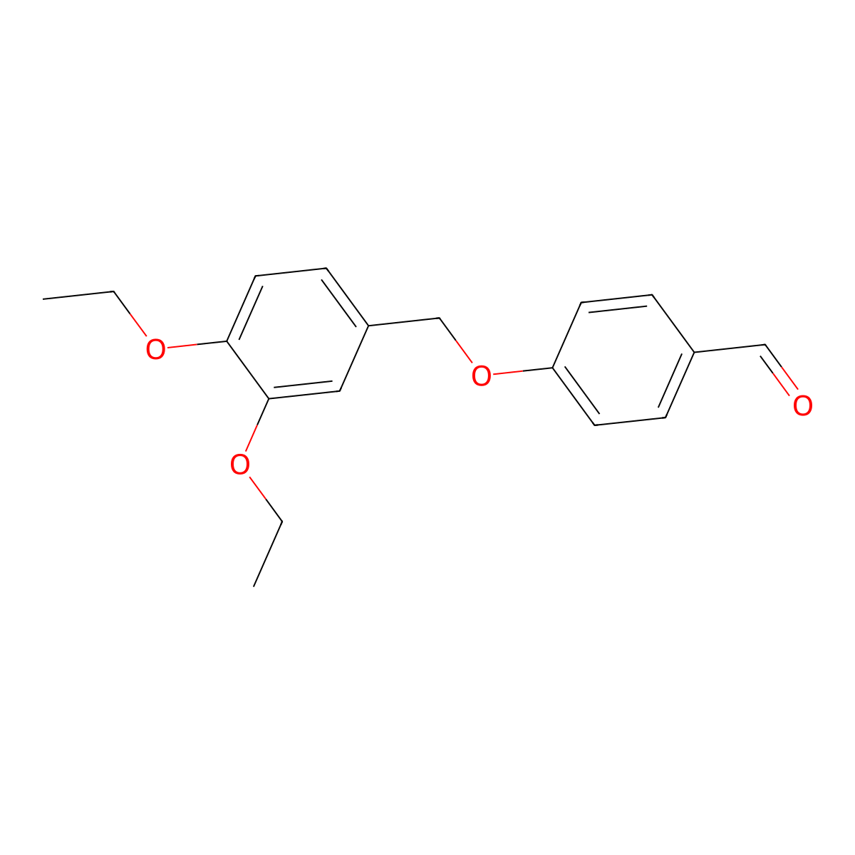 4-[(3,4-Diethoxybenzyl)oxy]benzaldehyde molecular structure, CAS 832740-81-5