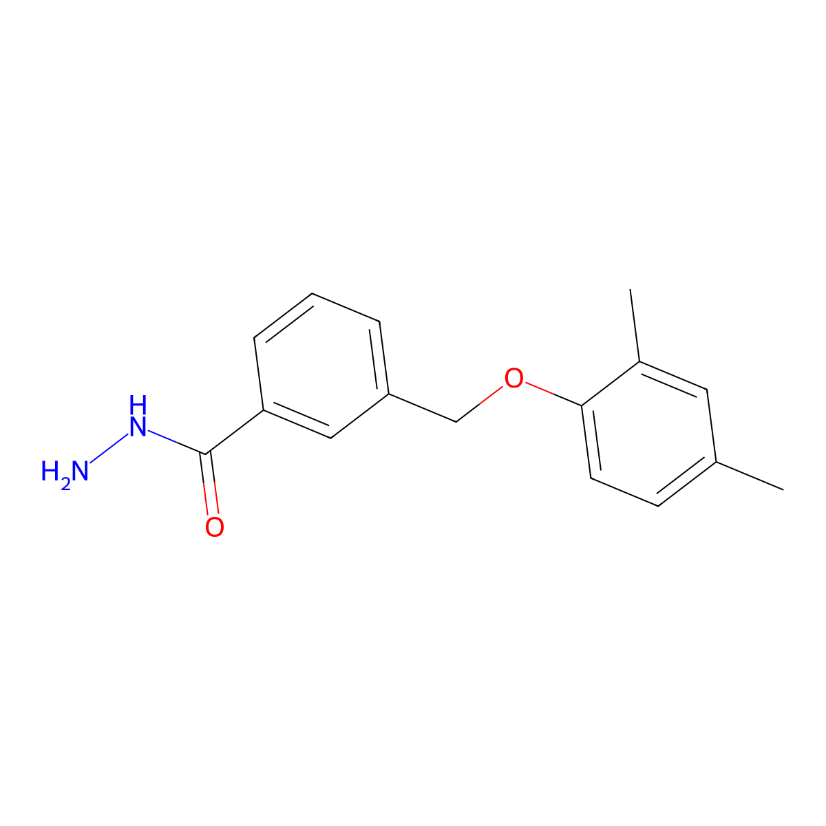3-[(2,4-Dimethylphenoxy)methyl]benzohydrazide molecular structure, CAS 832740-94-0
