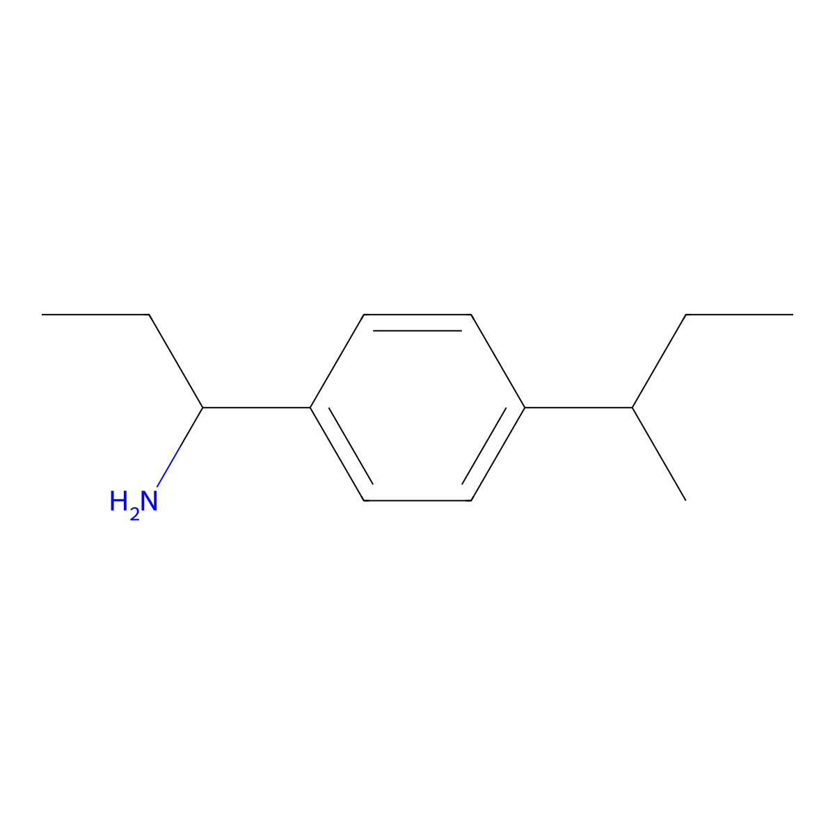 1-(4-Sec-butylphenyl)propan-1-amine molecular structure, CAS 832741-01-2