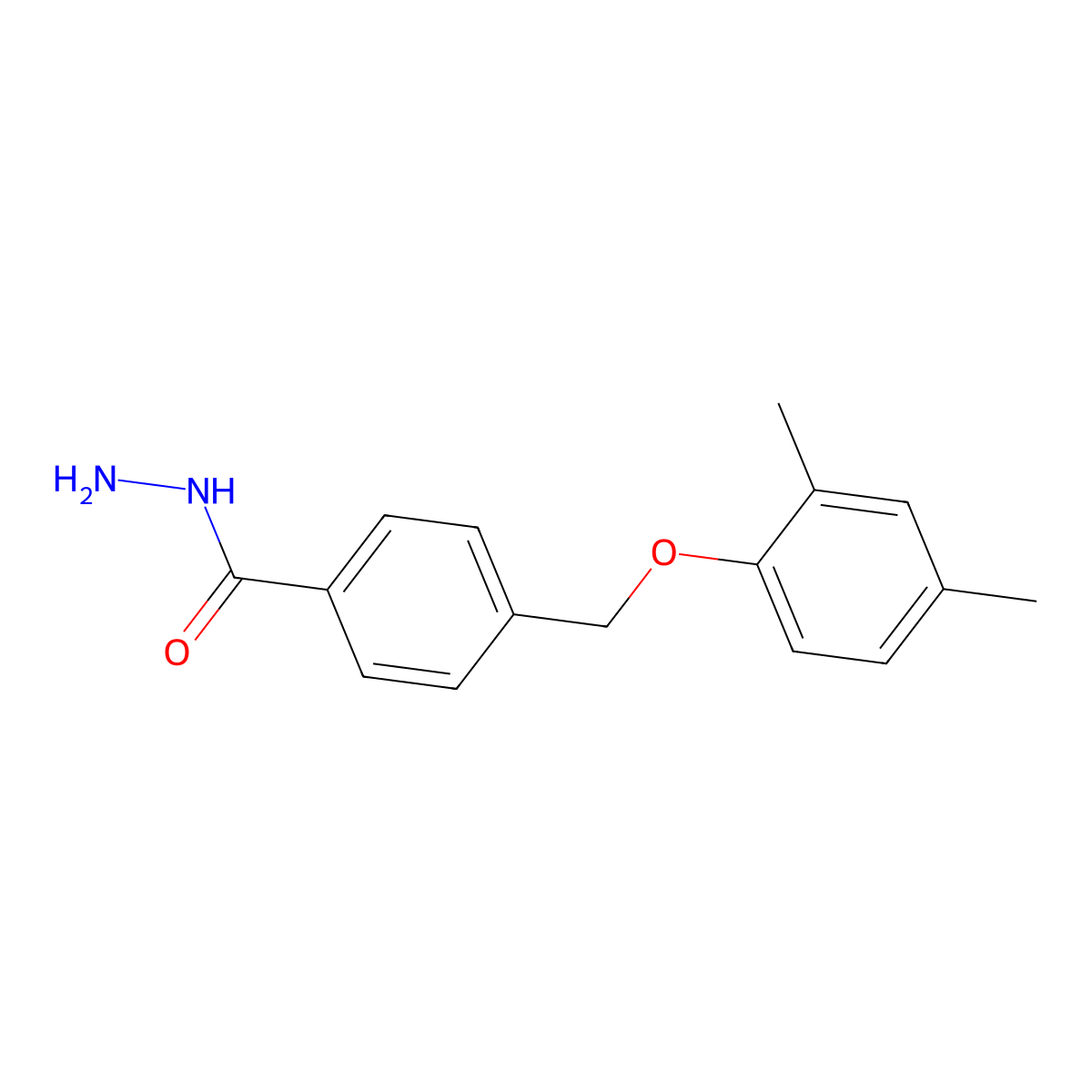 4-[(2,4-Dimethylphenoxy)methyl]benzohydrazide molecular structure, CAS 832741-21-6