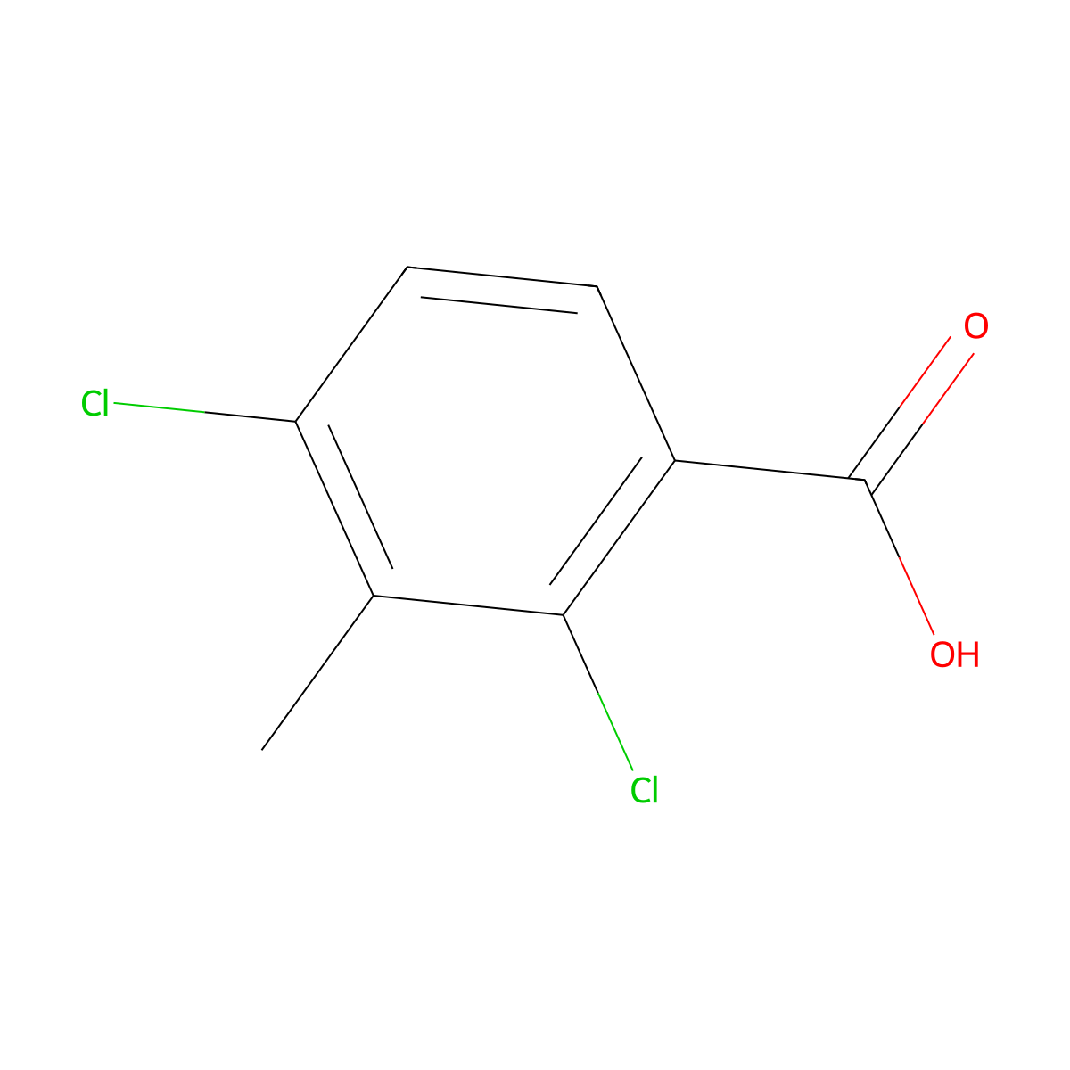 2,4-Dichloro-3-methylbenzoic acid molecular structure, CAS 83277-23-0