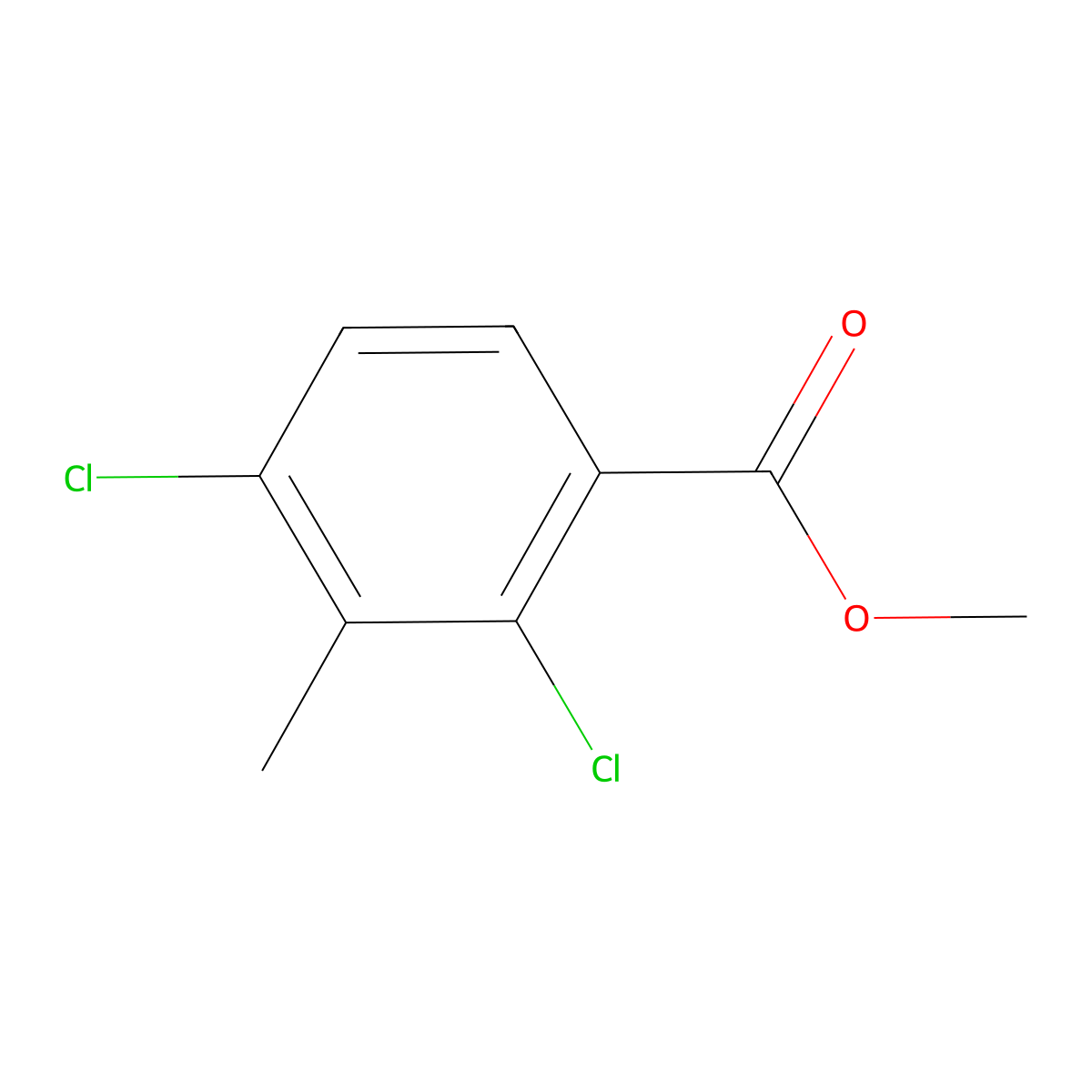 Methyl 2,4-dichloro-3-methylbenzoate molecular structure, CAS 83277-24-1