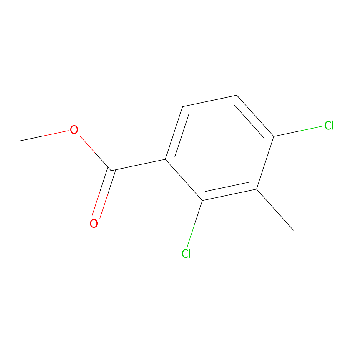 Methyl 2,4-dichloro-3-methylbenzoate molecular structure, CAS 83277-24-1