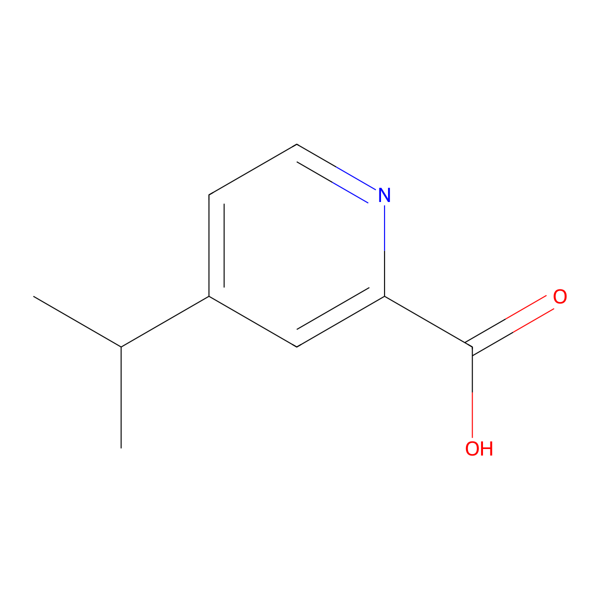 4-Isopropylpicolinic acid molecular structure, CAS 83282-36-4