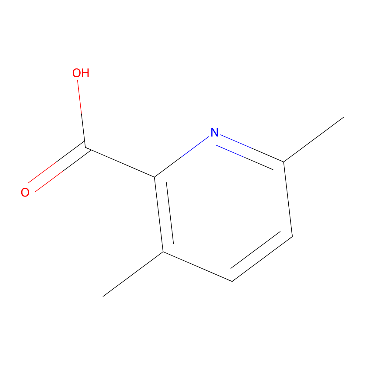 3,6-Dimethylpicolinic acid molecular structure, CAS 83282-46-6