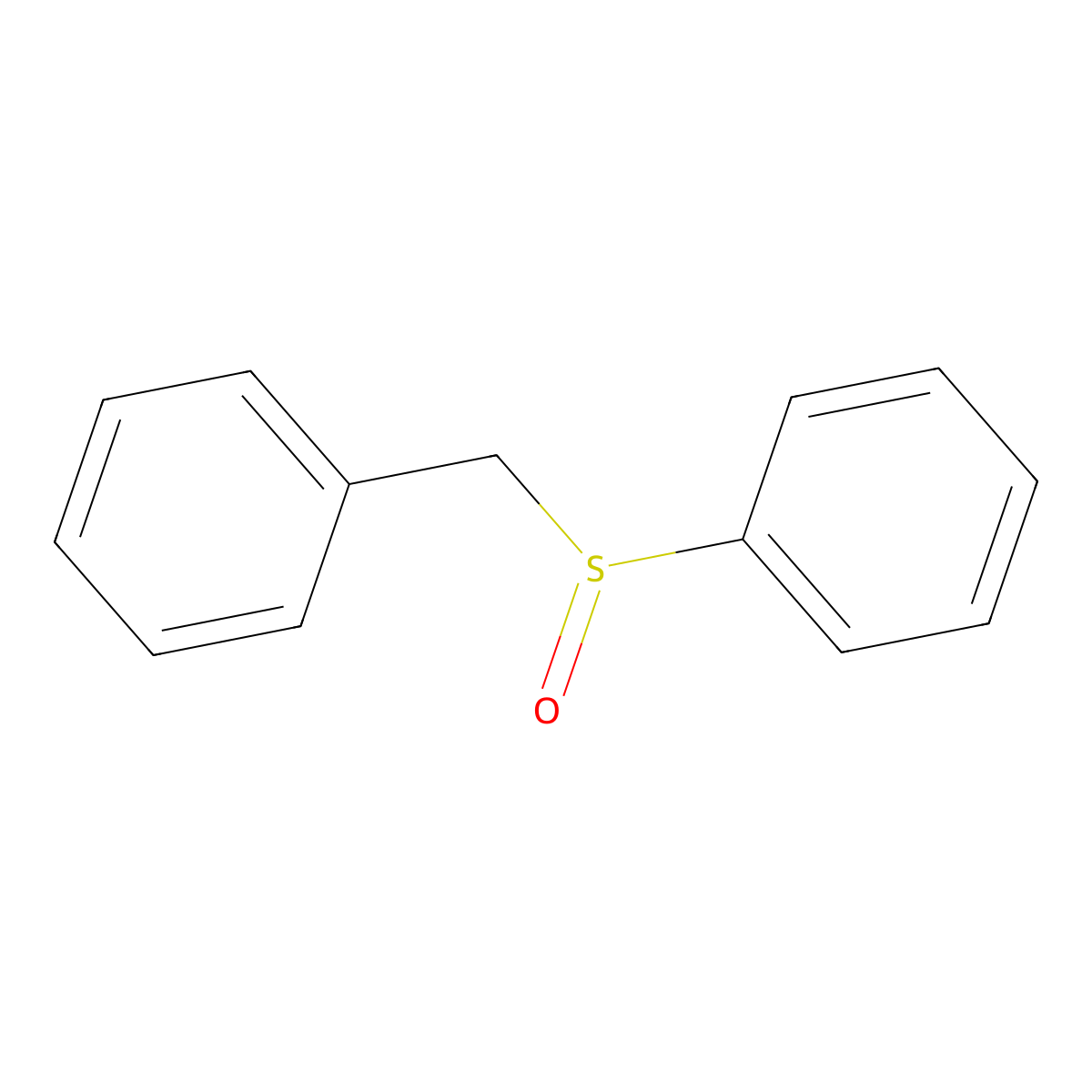 Benzyl phenyl sulfoxide molecular structure, CAS 833-82-9
