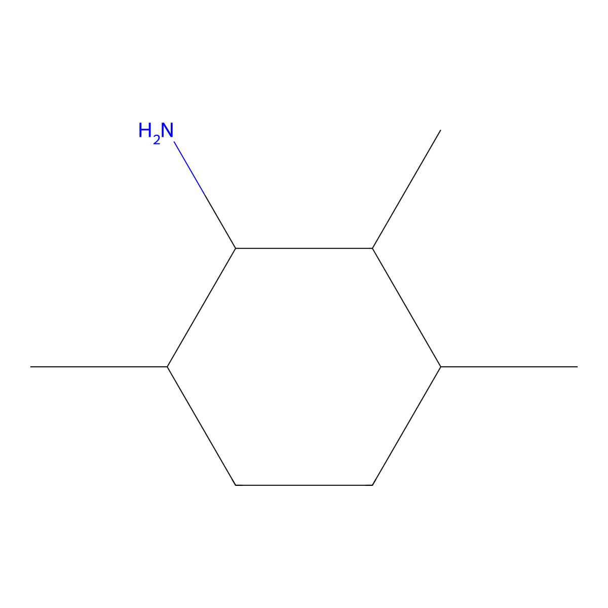 2,3,6-Trimethylcyclohexan-1-amine molecular structure, CAS 83303-19-9