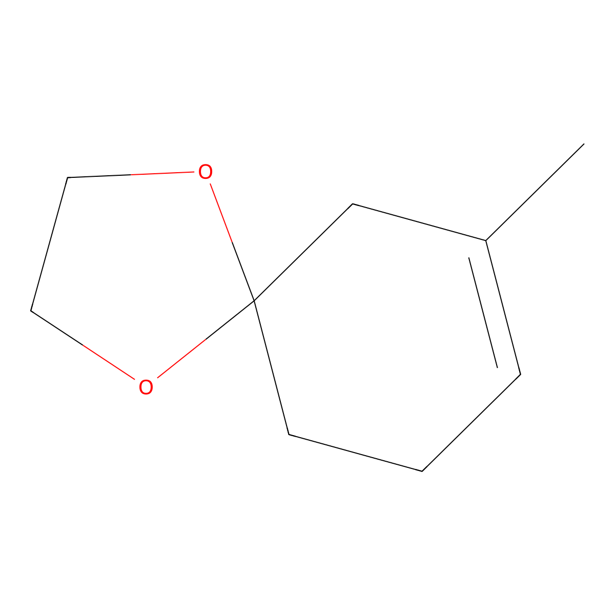 7-Methyl-1,4-dioxaspiro[4.5]dec-7-ene molecular structure, CAS 83313-55-7