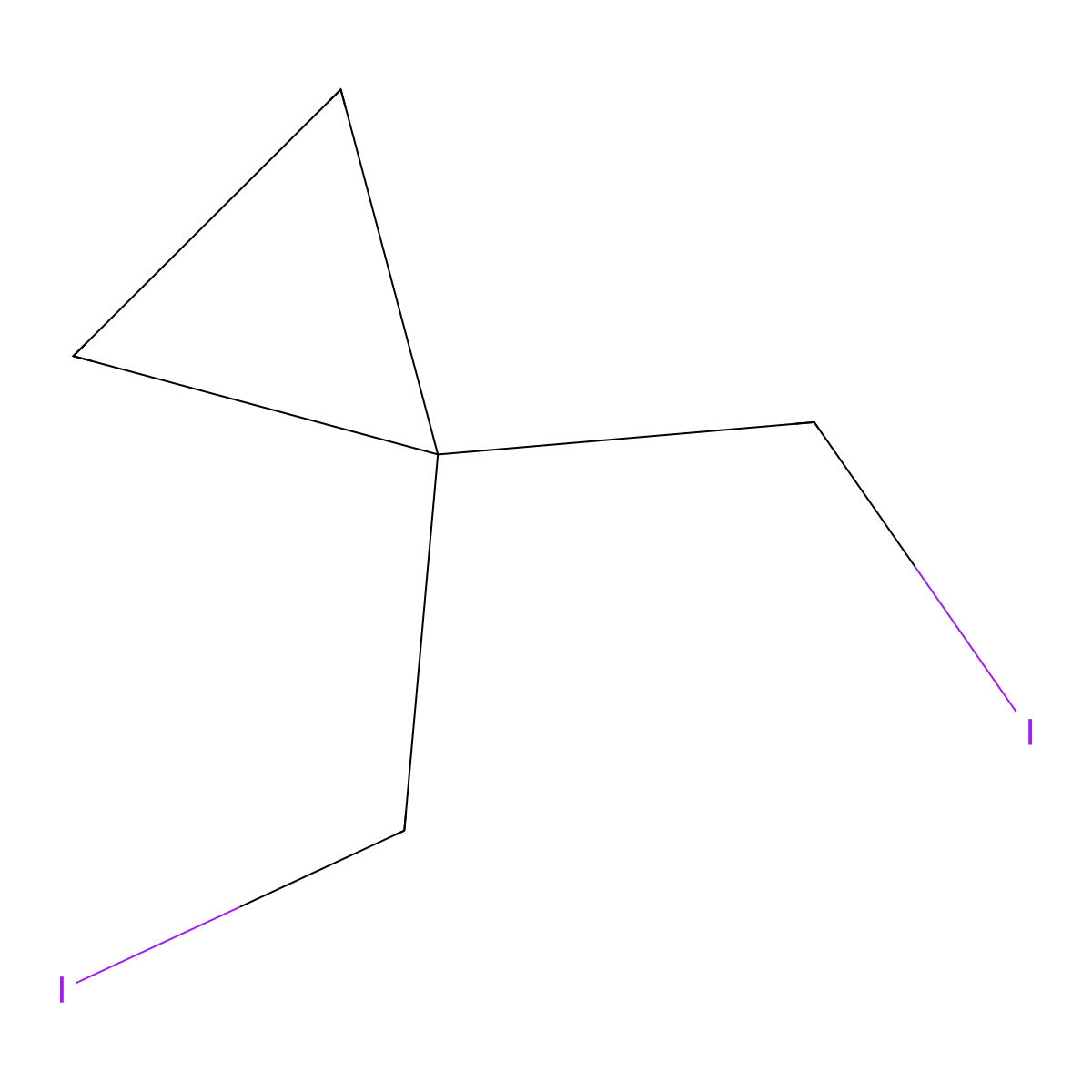 1,1-Bis(iodomethyl)cyclopropane molecular structure, CAS 83321-23-7