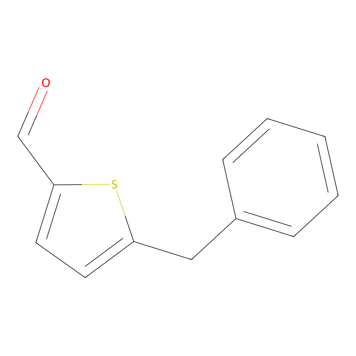 5-Benzylthiophene-2-carbaldehyde molecular structure, CAS 83322-23-0