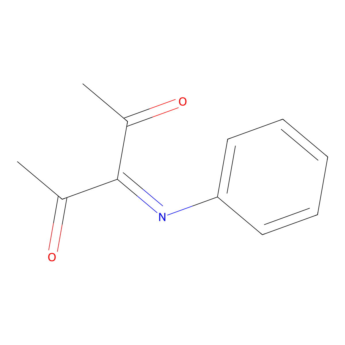 3-(Phenylimino)pentane-2,4-dione molecular structure, CAS 83325-65-9