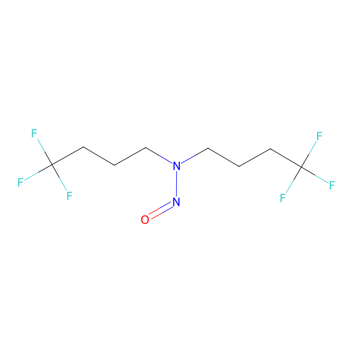 N-nitroso-bis(4,4,4-trifluorobutyl)amine molecular structure, CAS 83335-32-4