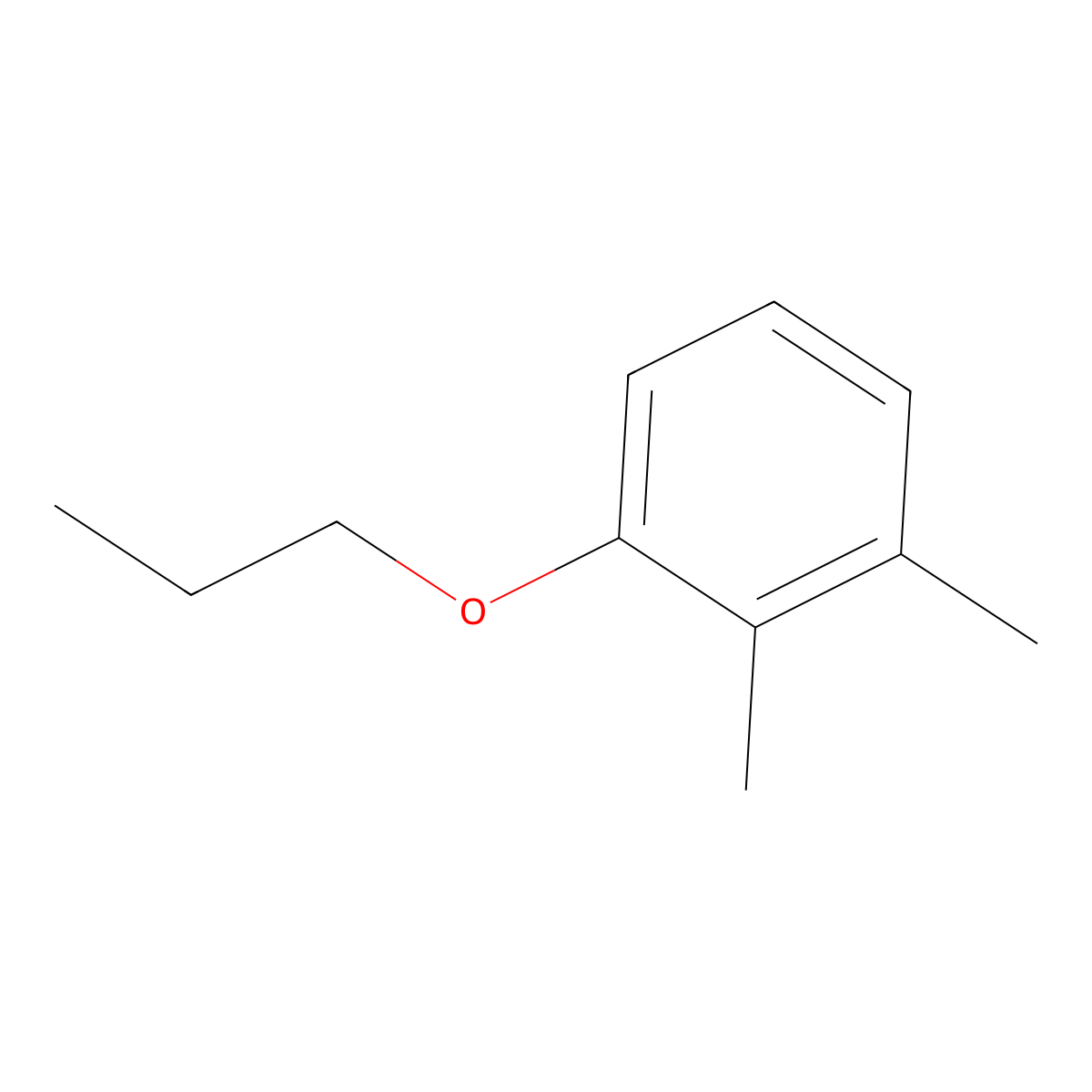 1,2-Dimethyl-3-propoxybenzene molecular structure, CAS 833460-92-7