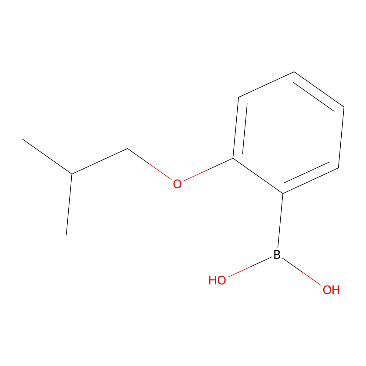 2-Isobutoxyphenylboronic acid molecular structure, CAS 833486-92-3