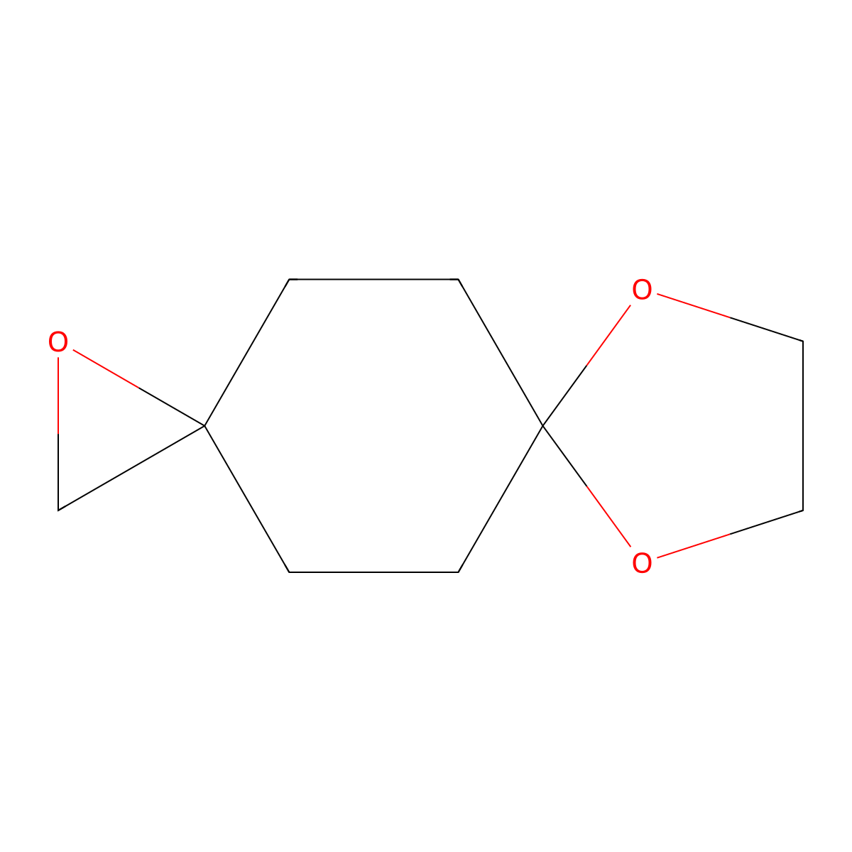 1,7,10-Trioxadispiro(2.2.4^(6).2^(3))dodecane molecular structure, CAS 83365-44-0